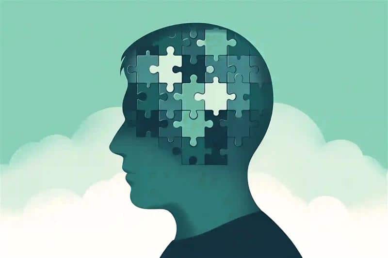Psychiatric clinician reviewing dissociative identity disorder treatment options with a patient.